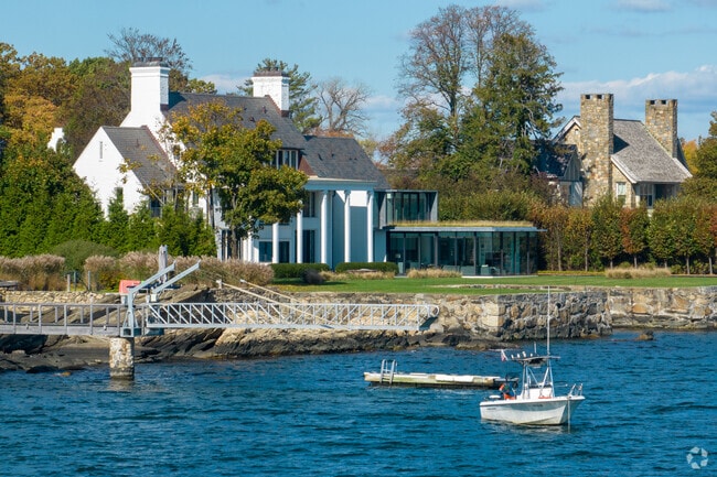 Homes along the water are privileged with stunning views in Riverside.