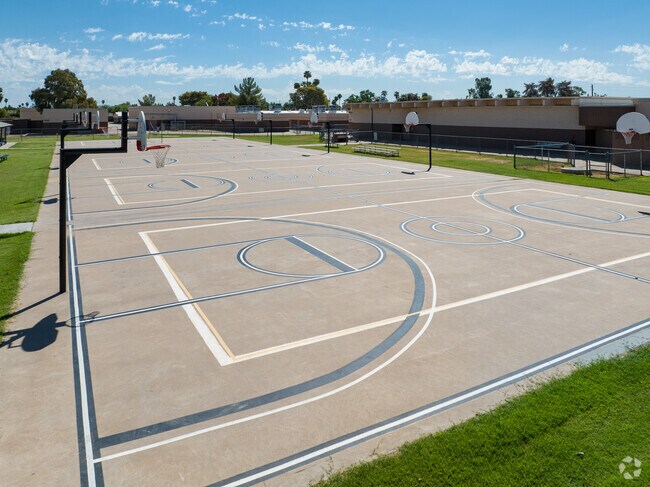 Catch a game of basketball at Desert Sands Middle School.