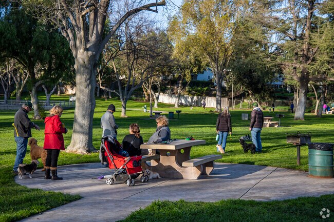 Holbrook Heights' John F. Baldwin Park has a picnic area thats perfect for gatherings and bbqs.