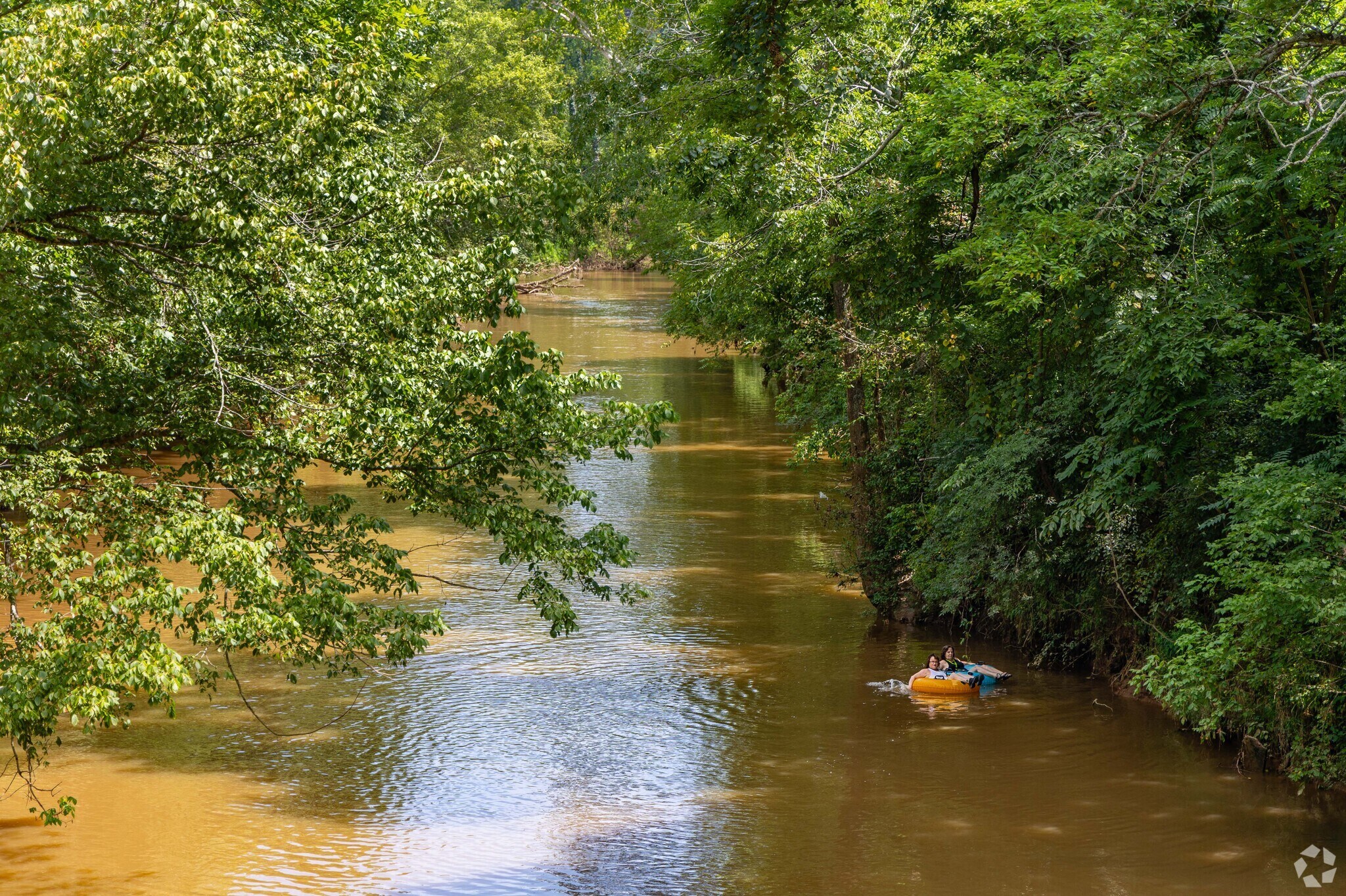Locals love floating down the Red River at Billy Dunlop Park in Clarksville.