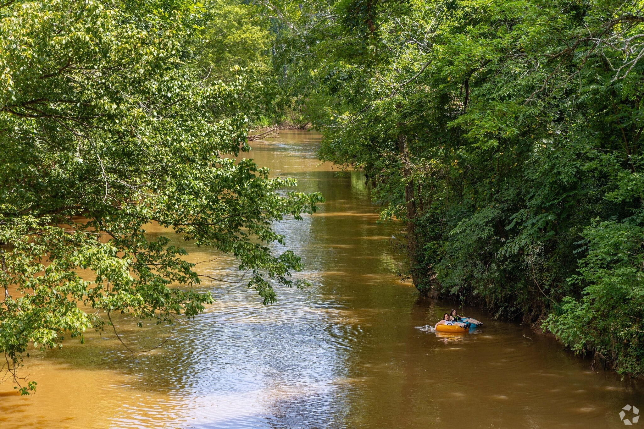 Locals love floating down the Red River at Billy Dunlop Park in Clarksville.