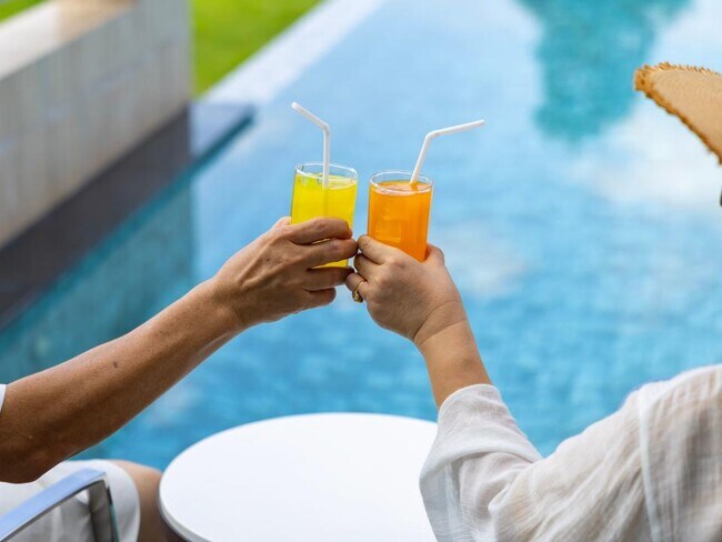 Enjoy life without leaving—relax by cabana, pool, picnic spots & more right inside the community.