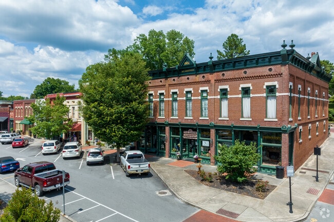 The 1902 Stock Exchange building houses Maggie Mae’s Tea Room in Adairsville.