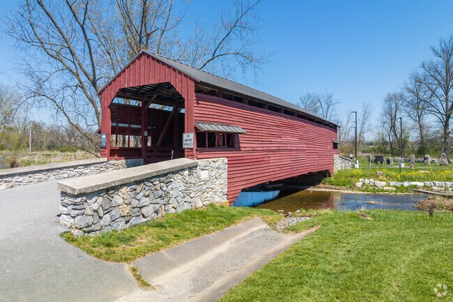 Shearer's Mill Covered Bridge in Manheim is one of 28 covered bridges in the county.