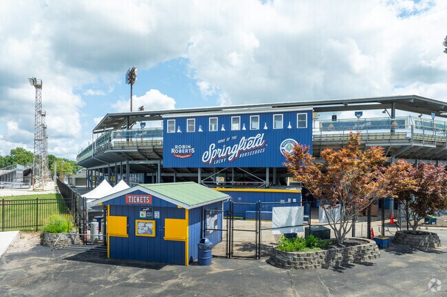 Robin Roberts Stadium near Pillsbury is a 5,200-seat baseball stadium.