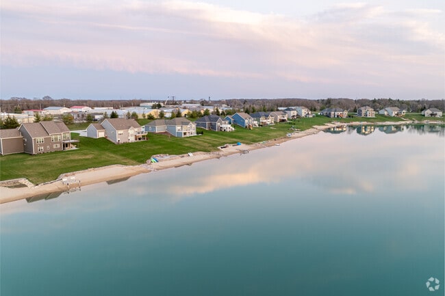 A stunning row of homes in the Town of Vernon.
