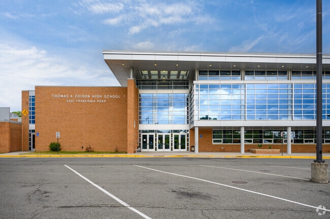 Thomas Edison High School is a highly rated school in Rose Hill.