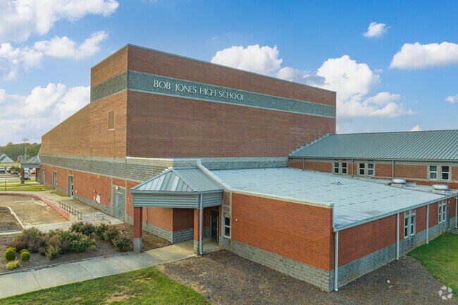 Bob Jones High School is the top rated high school in Madison County.