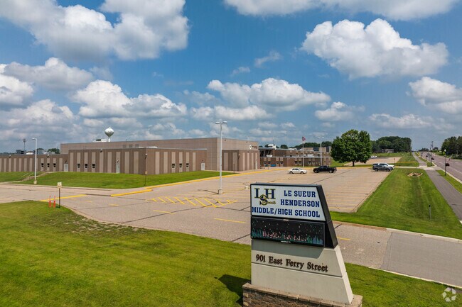 Students at Le Sueur-Henderson High School benefit from beliefs in collaboration between home, school, and community to create positive impacts on educational success and achievement.