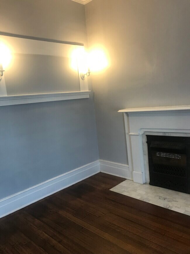 Bedroom fireplace