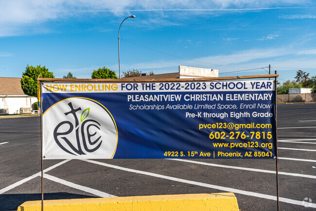 Welcome to 
Pleasantview Christian Elementary School serving students in Phoenix, AZ.