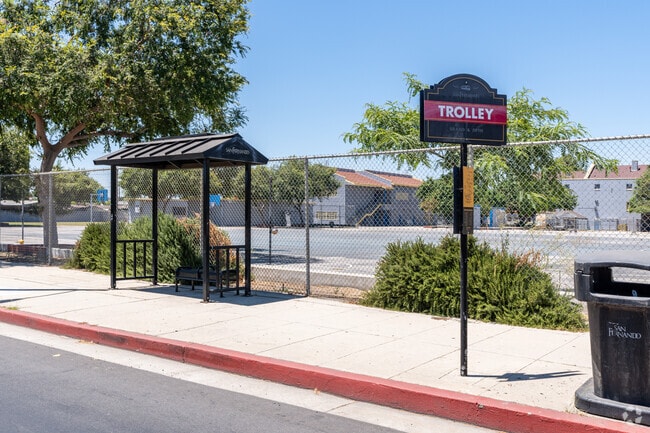 San Fernando's trolley bus system provides public transportation for residents throughout the city.