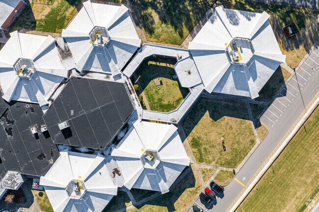 Cheatham County Central High School is known for its unique architecture.