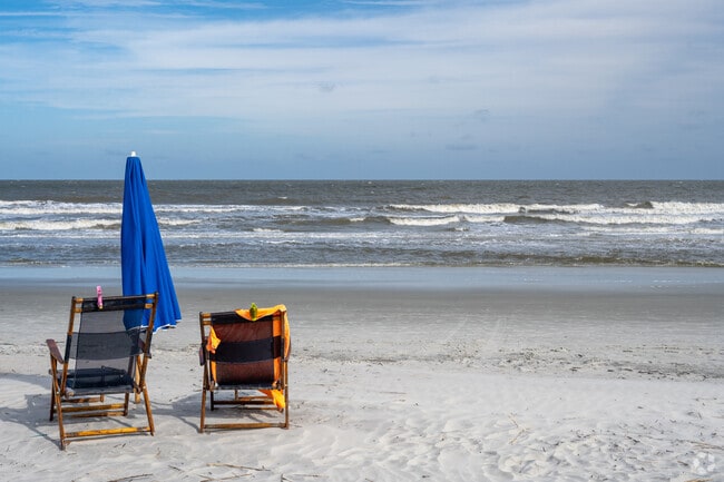 You can enjoy hanging out at the beach within the Palmetto Dunes neighborhood.