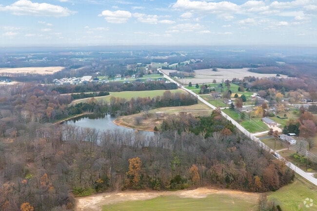 Foristell has a small city center surrounded by rural areas.