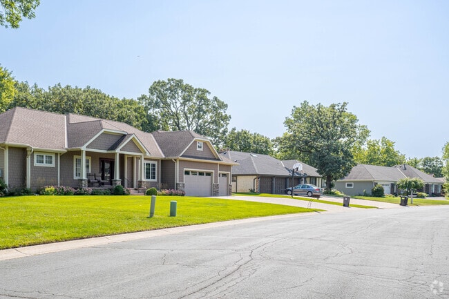 A row of homes in the Prospect Knolls neighborhood.