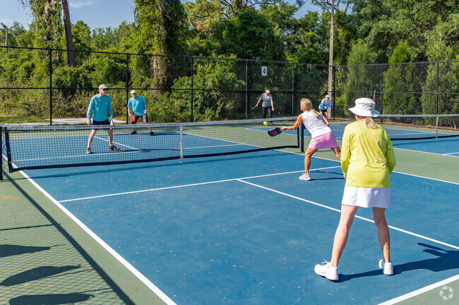 At near by parks to Calusa, you can join a pickle ball league.