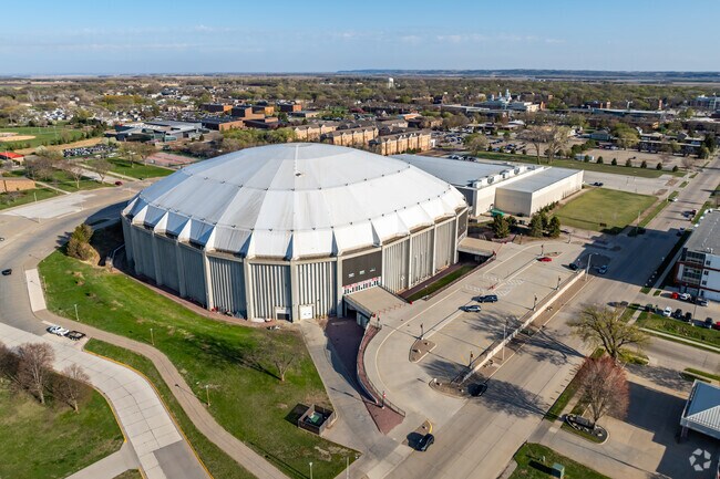 The South Dakota state football championship game is held at the DakotaDome at the University of South Dakota in Vermillion.