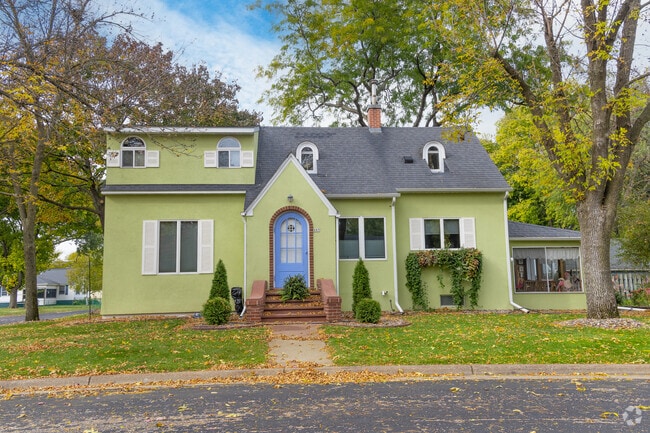 Distinctive home architecture adds character to residential streets in Goodview.