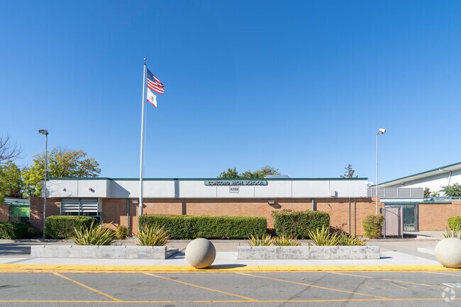 Concord High School serves grades 9th through 12th grade.