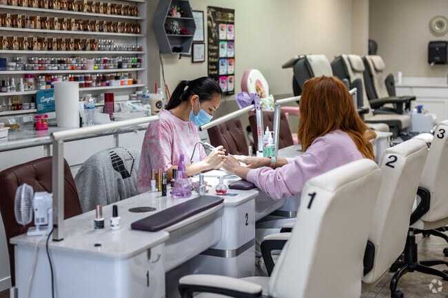 Cabot residents may get their nails done at The Villa Salon & Day Spa.