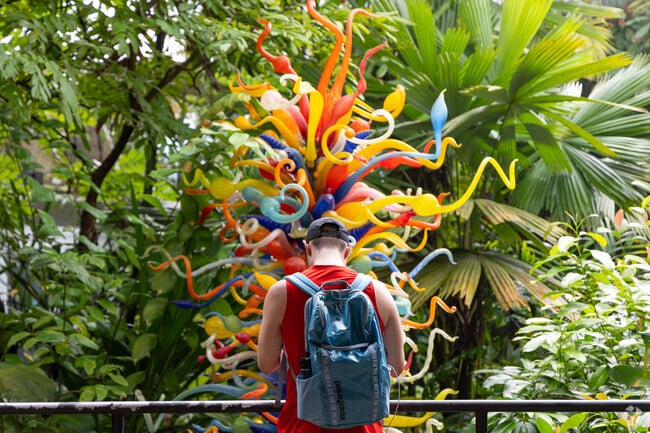 Gables Estates residents enjoy the vivariums and art pieces from the Fairchild Gardens