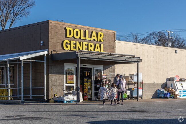 Families stock up on the basics at the Dollar General in Decatur.