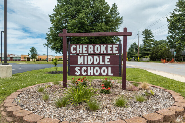 The school mascot at Cherokee Middle School is the Indians.