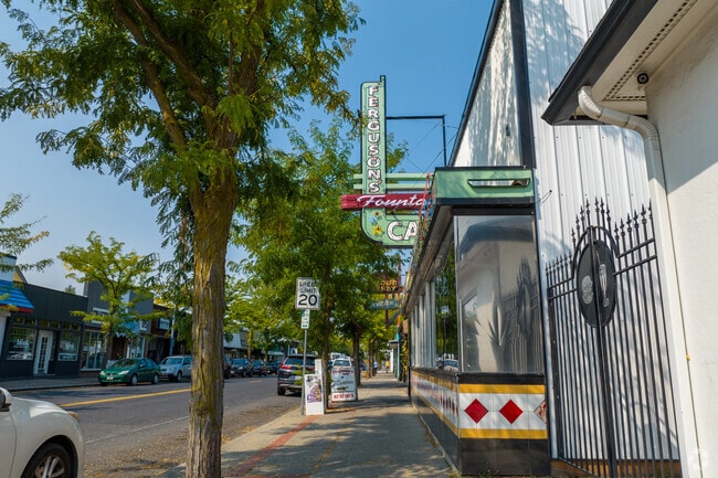 The Garland district features Ferguson's cafe within the North Hill neighborhood.
