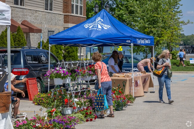 Stop and smell the flowers at the Oconomowoc Farmer's Market.
