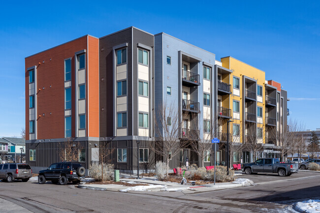 Modern luxury apartments at Aria Denver in Chaffee Park, Colorado.