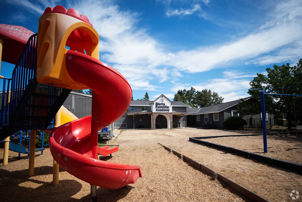 Take a break form learning and enjoy the playground at Sierra Foothills Academy.