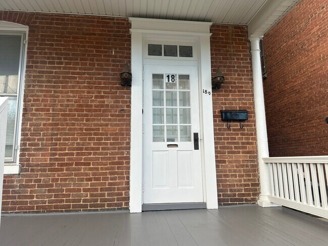 Entry door at front