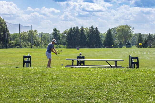 Round Lake Beach golfers can play at nearby courses like Renwood Golf Course.