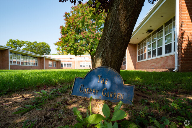 The Cherry Garden at Mooreland Elementary School promotes health and well being for students.