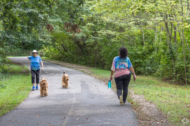 Hiking is a morning exercise at Massapequa Preserve.