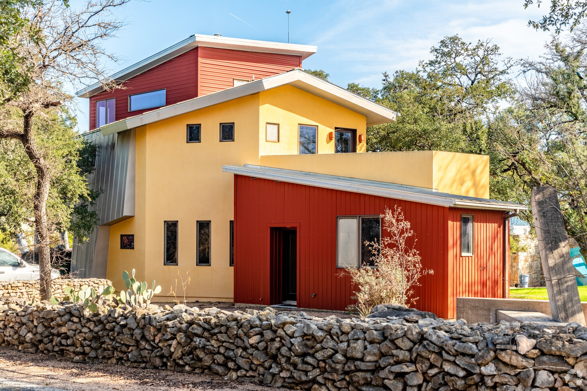 Modern and colorful style homes are sought after in Zilker.