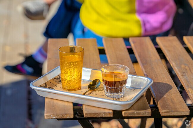 Try the espresso at ZOE Coffee and Tacos in Newton Booth.