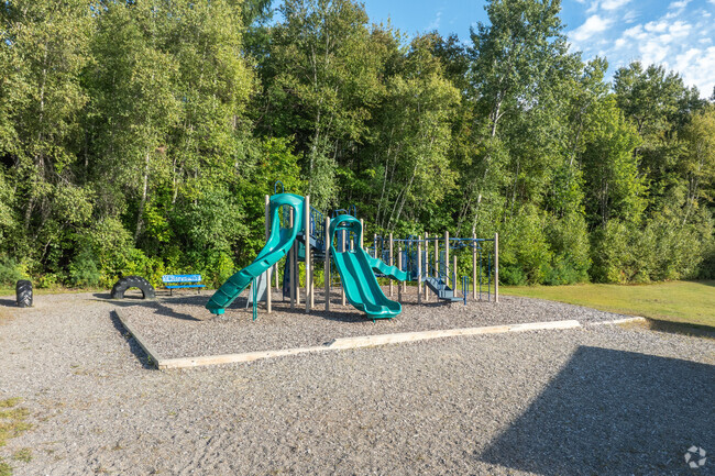 Kids can burn off extra energy on the playground of Ella P. Burr School.