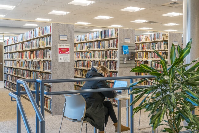 Radnor Memorial Library offers a quiet place to read or study near St. Davids.