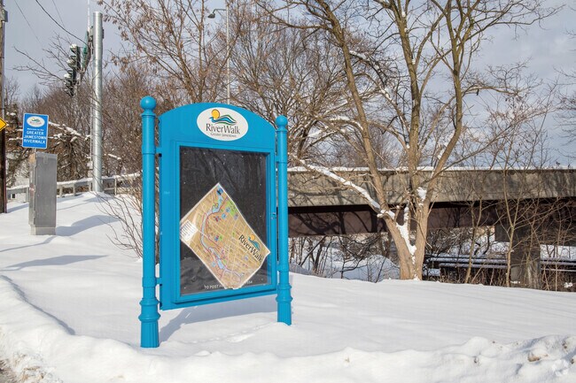 The RiverWalk of Greater Jamestown is a wonderful amenity and residents of Ellicott can access these trails with ease.