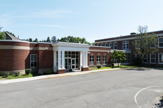 This is one of the main entrances to Loudonville Elementary School.
