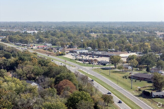 Decatur Plaza Shopping Center on US 36 is adjacent to the Bayview neighborhood in Decatur.