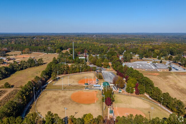 Fairplay Park in McWhorter features several baseball fields, picnic tables, and a playground.