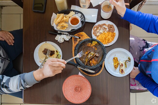 Dig into one of the famous dishes at Los Cunados Mexican Grill in Casa Loma.