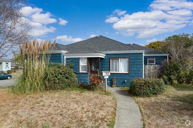 Colorful bungalows are all over the Fairfield neighborhood.