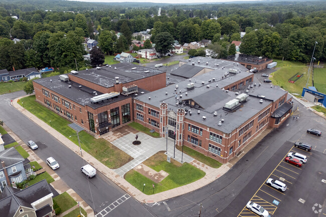 Camden Middle School has a math proficiency rating of 17% and a reading proficiency of 42%.