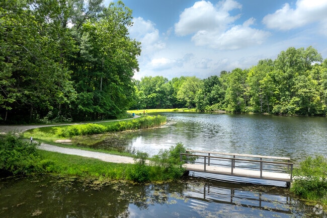 Enjoy the scenic waters at Eagle Creek Park.