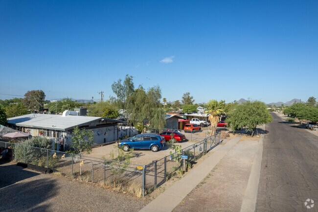 Lots in Pueblo Gardens are small to medium in size.
