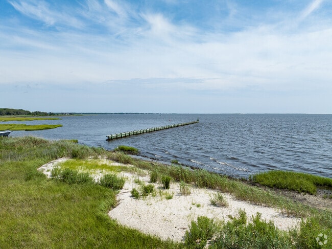 There are dozens of little harbor-side beaches along the coast in Brookhaven.